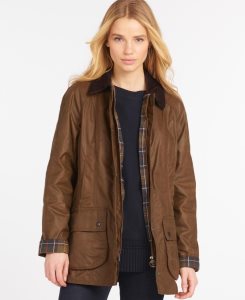 Black Barbour Beadnell? Wax Jacket | WKJ-260973