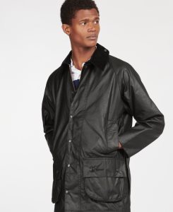 Black Barbour Beaufort? Wax Jacket | XAE-407532