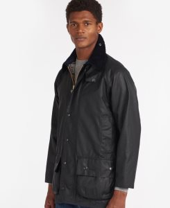 Black Barbour Beaufort? Wax Jacket | ZDA-130576