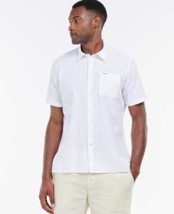 Blue Barbour Nelson Short Sleeve Summer Shirt | INY-549702