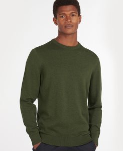 Cabernet Barbour Pima Cotton Crew Neck Sweater | WGH-036718