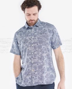 Chambray Barbour Rakehead Summer Shirt | YOQ-524631