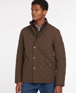 Dark Sand Barbour Shoveler Quilted Jacket | JPW-710582