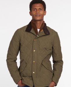 Dark Sand Barbour Shoveler Quilted Jacket | SYI-175623