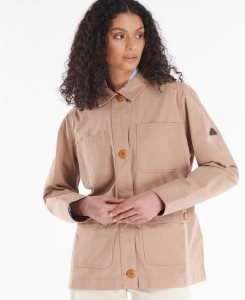 Dusky Khaki Barbour Coltsfoot Casual Jacket | AMP-685023