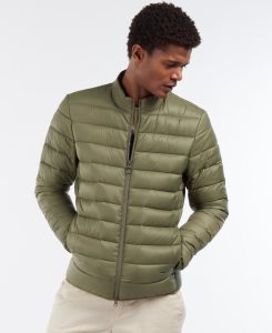 Dusty Olive Barbour Explorer Leaf Quilted Jacket | PCY-214893