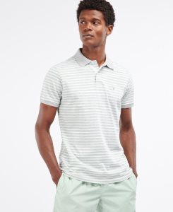 Dutsy Mint Barbour Swinden Polo Shirt | LHY-791304