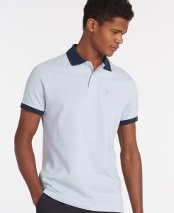 Force Blue Barbour Lynton Polo Shirt | HUD-804961