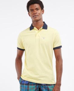 Force Blue Barbour Lynton Polo Shirt | RAH-823167