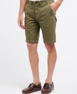 Force Blue Barbour Neuston Twill Shorts | GVE-618309