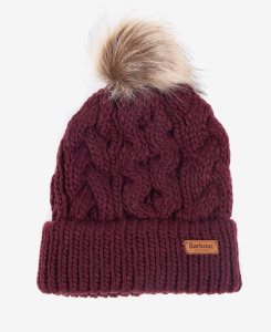 Grey Barbour Beanie Penshaw Cable | FCA-218475