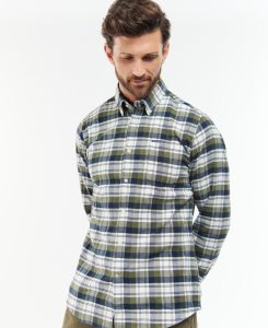 Grey Marl Barbour Stonewell Tailored Fit Shirt | EAL-649270