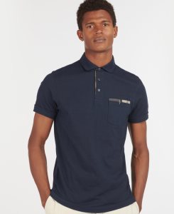 Grey Marl Stone Barbour Corpatch Polo Shirt | ZHN-061539