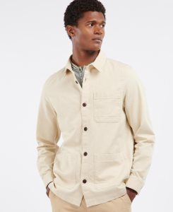 Lt Stone Barbour Burnside Overshirt | ICB-971035