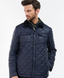 Moss Barbour Shirt Quilted Jacket | JIR-634917