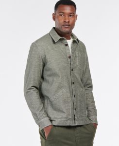 Navy Barbour Carew Overshirt | ERJ-478536