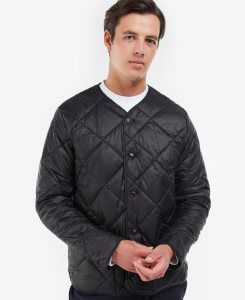 Navy Barbour Liddesdale Cardigan Quilted Jacket | IRY-923057