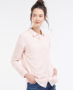 Petal Pink Barbour Beachfront Shirt | ECA-713926