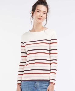 Pristine Stripe Barbour Hawkins Top | SDP-721068