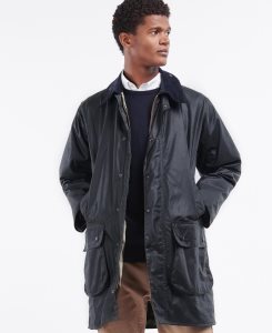 Sage Barbour Border? Wax Jacket | IBU-340215