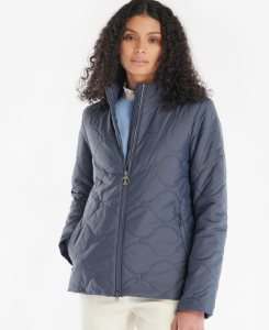 Summer Navy Barbour Bindweed Quilted Jacket | CZT-948630