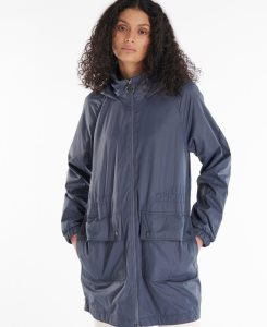 Summer Navy Barbour Sea Daisy Showerproof Jacket | SBF-436071