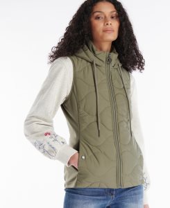 Summer Navy Barbour Thrift Gilet Quilted Sweat | ZSK-807341