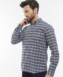 White Barbour Benwell Tailored Fit Shirt | WYE-784903