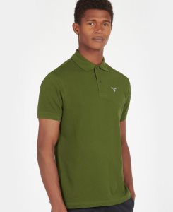 White Barbour Sports Polo Shirt | KNF-041382