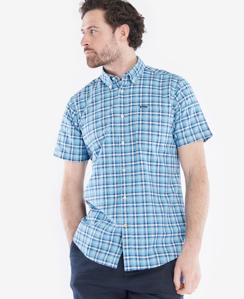 Aqua Barbour Whitsand Tailored Shirt | NET-657142