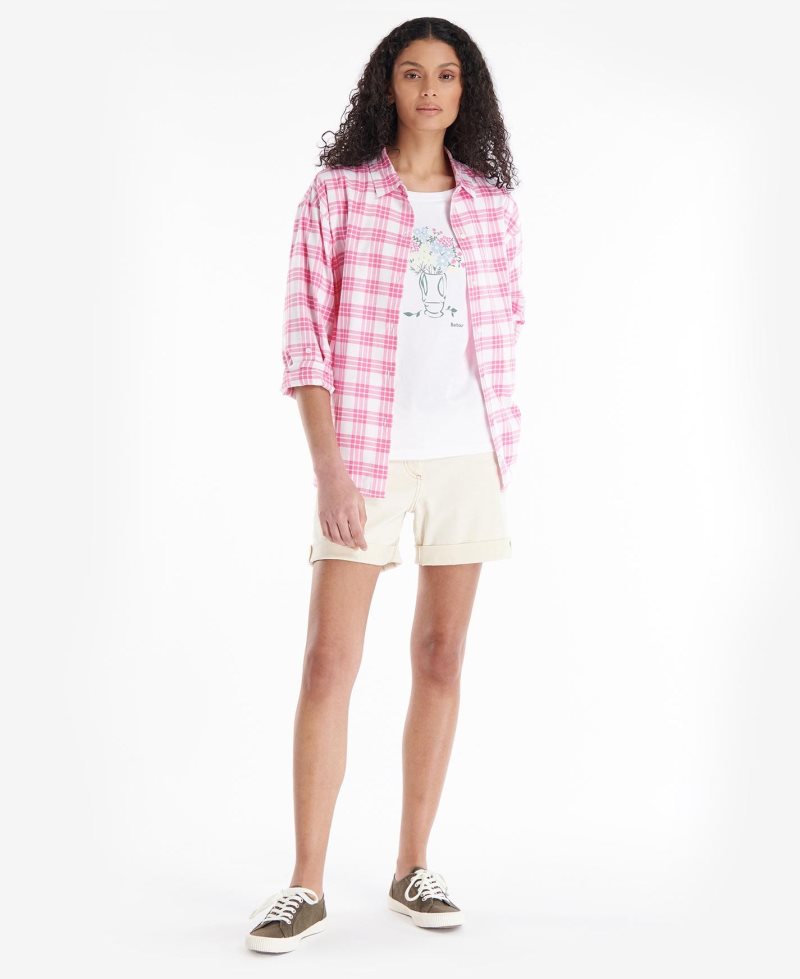 Begonia Check Barbour Willowherb Shirt | INF-521389