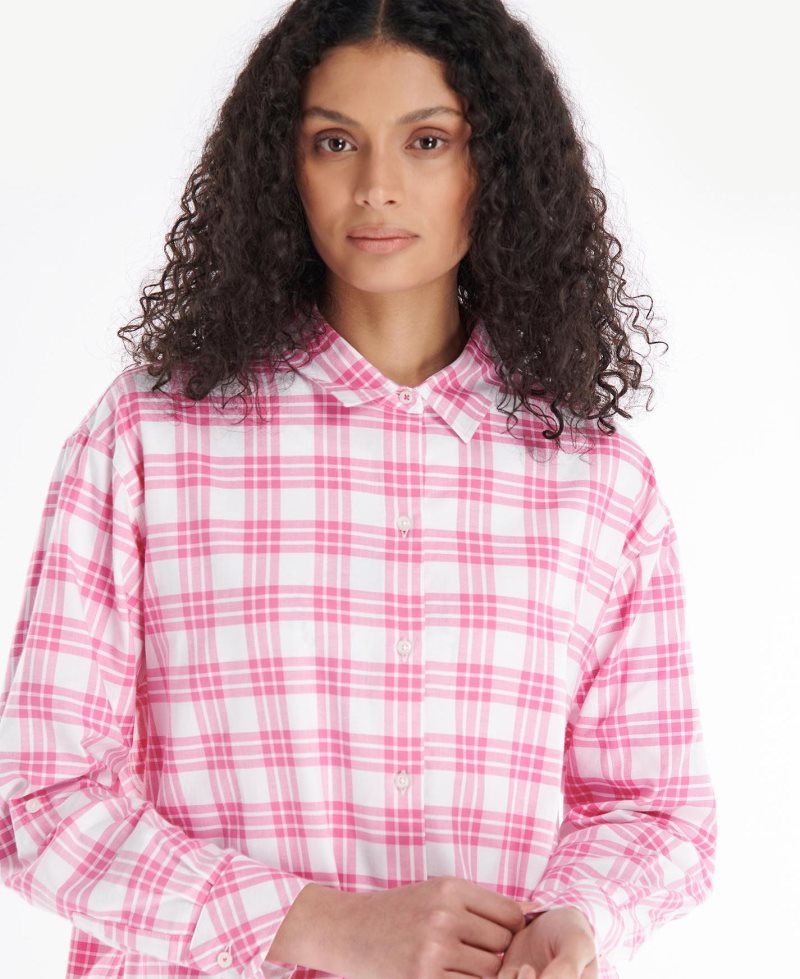 Begonia Check Barbour Willowherb Shirt | INF-521389