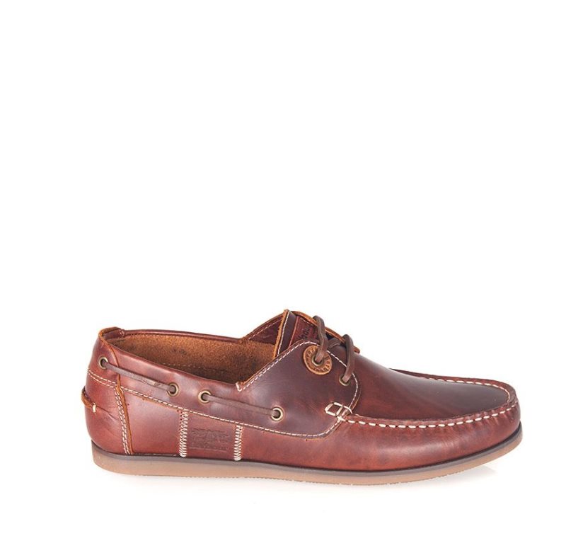 Beige Barbour Capstan Boat Shoes | UVL-781903