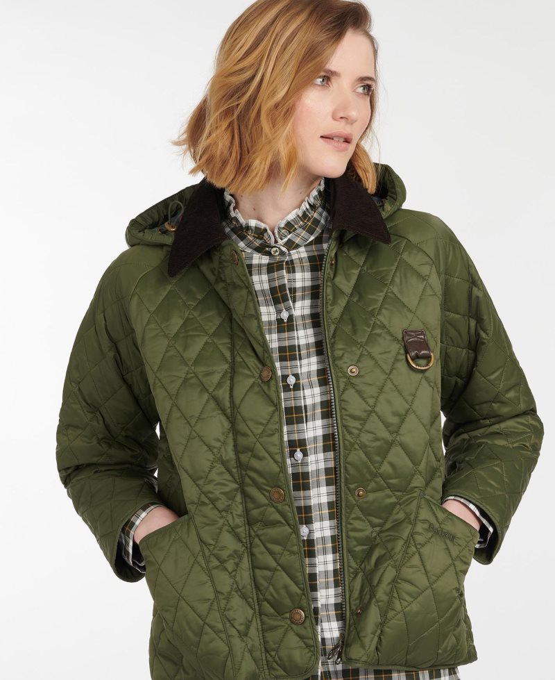 Black Ancient Barbour Tobymory Quilted Jacket | KWH-672380