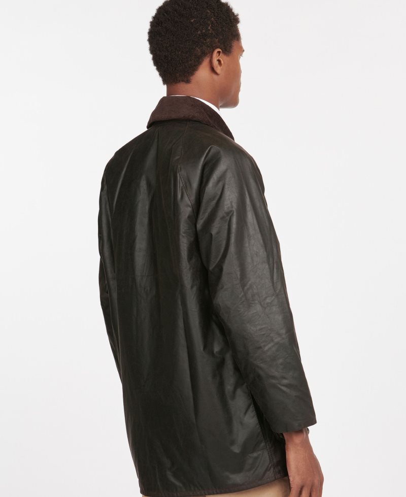 Black Barbour Beaufort? Waxed Cotton Jacket | RPN-542183