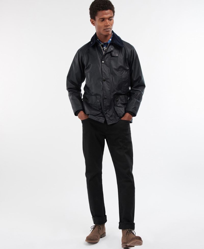 Black Barbour Bedale? Wax Jacket | AXS-170238