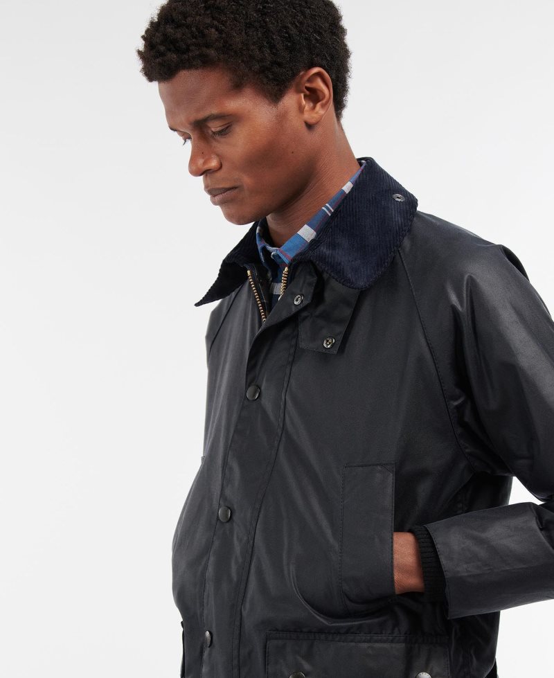 Black Barbour Bedale? Wax Jacket | AXS-170238