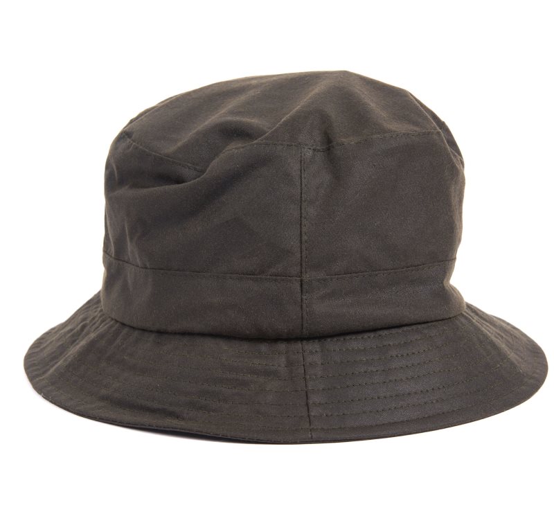 Black Barbour Dovecote Bucket Hat | LZG-451097