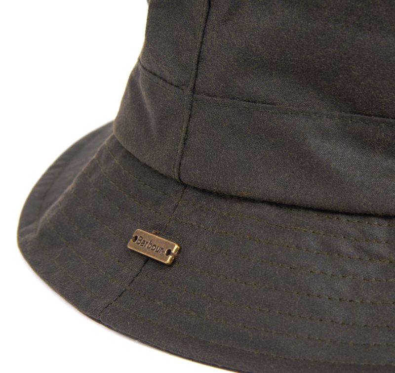 Black Barbour Dovecote Bucket Hat | LZG-451097