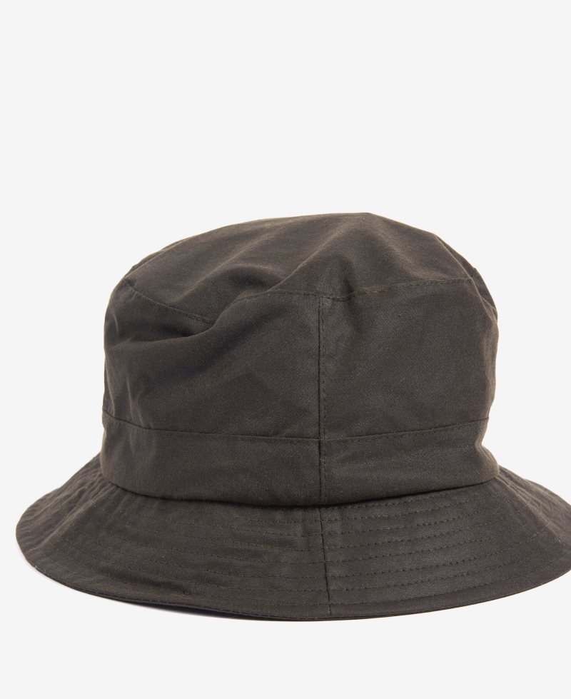 Black Barbour Dovecote Bucket Hat | LZG-451097