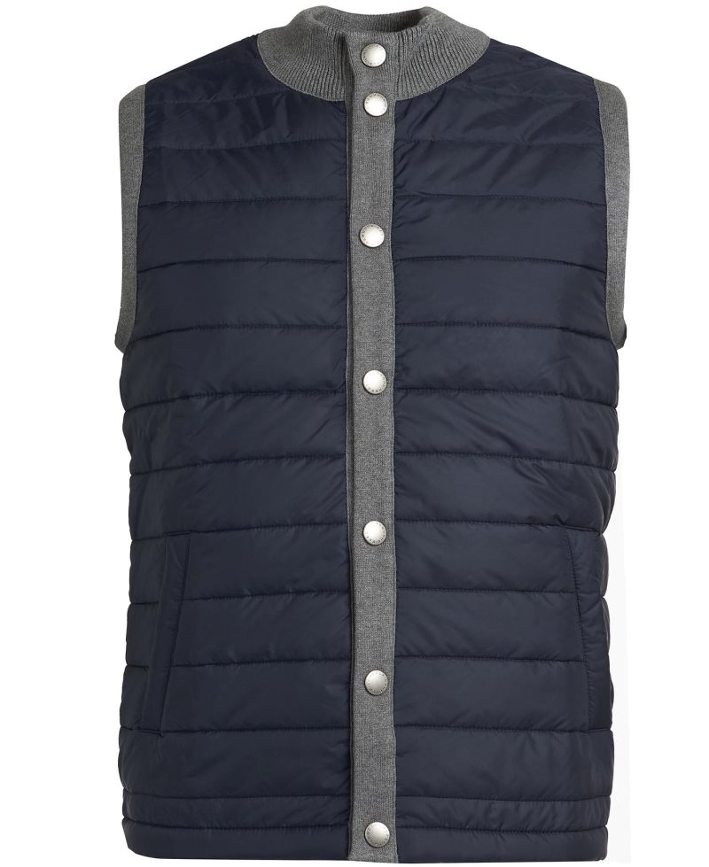 Black Barbour Essential Gilet | QAO-513726