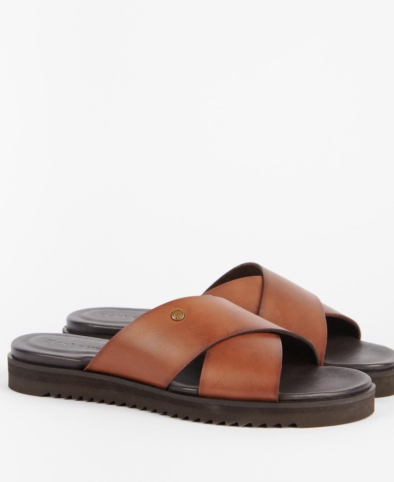 Black Barbour Marco Sandals | IEU-726153