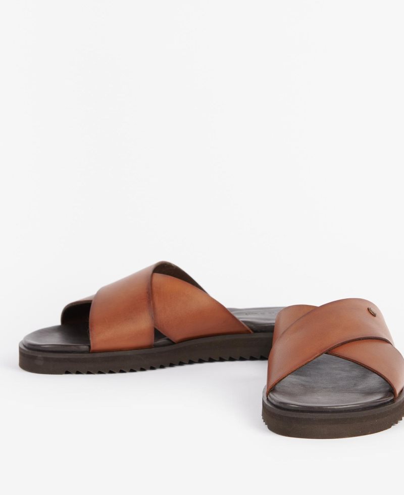 Black Barbour Marco Sandals | IEU-726153