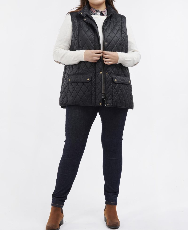 Black Barbour Plus Otterburn Gilet | DAF-769304