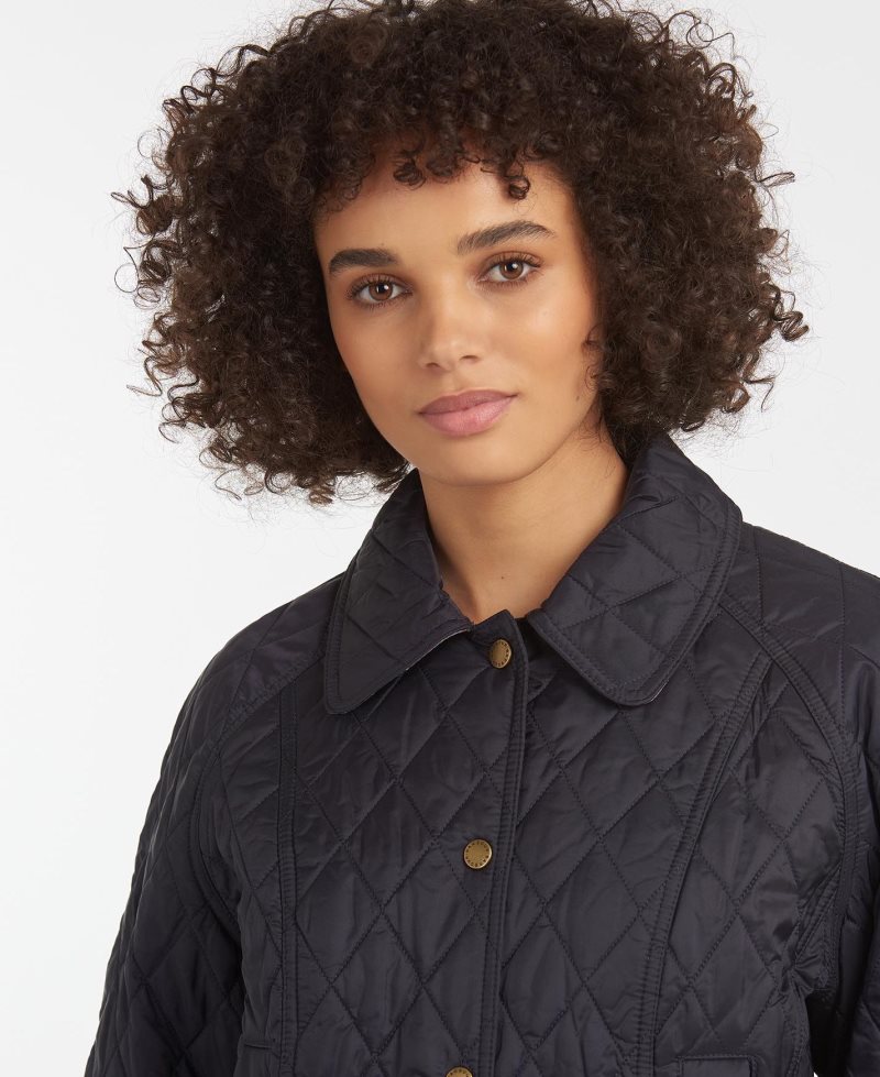 Black Barbour Summer Beadnell Quilted Jacket | EOW-864510