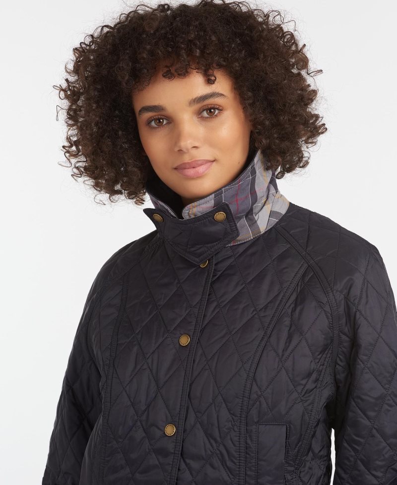 Black Barbour Summer Beadnell Quilted Jacket | EOW-864510