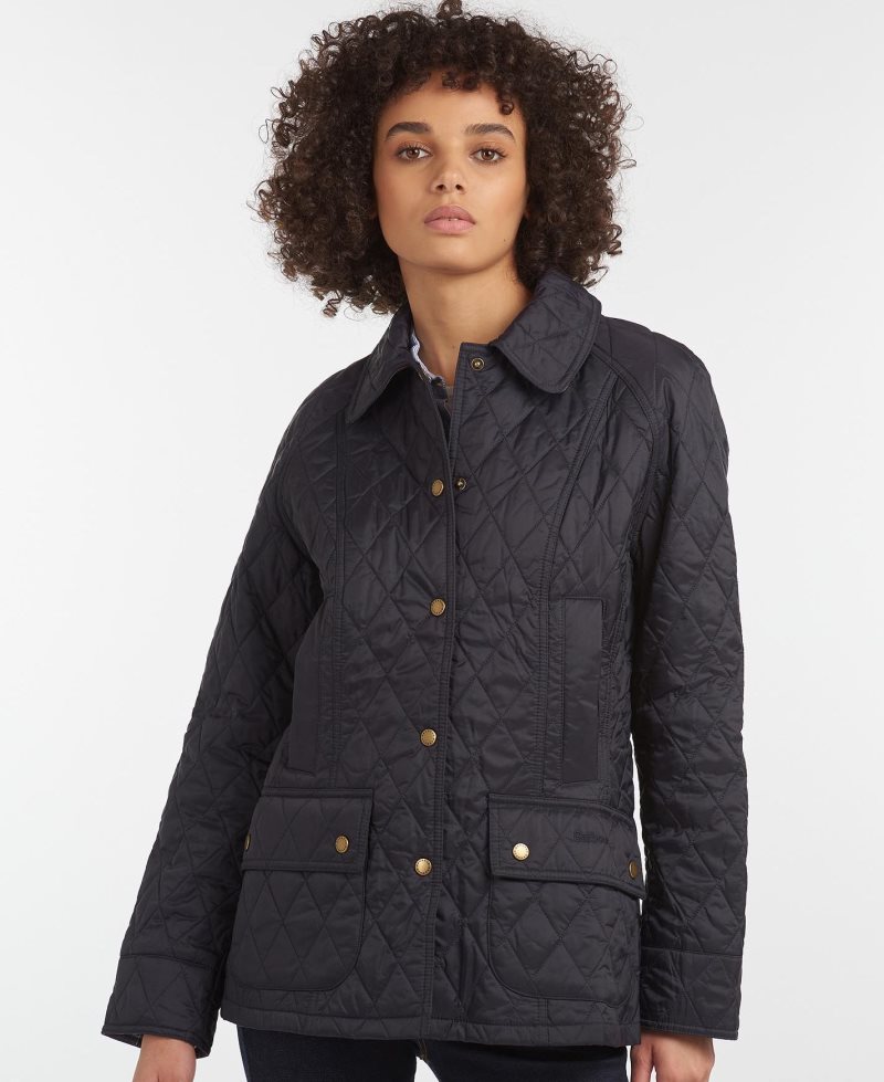 Black Barbour Summer Beadnell Quilted Jacket | EOW-864510