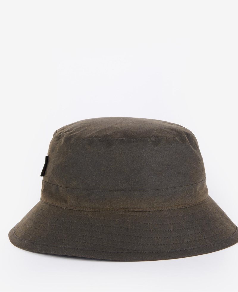 Black Barbour Wax Sports Hat | QGL-637189