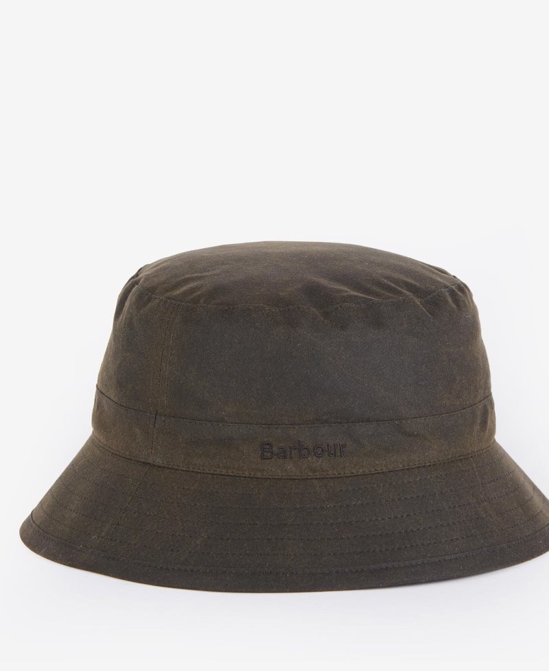 Black Barbour Wax Sports Hat | QGL-637189