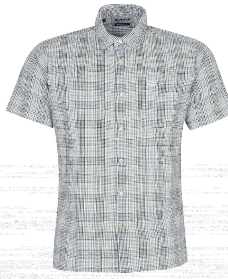 Blue Barbour Deanhill Short Sleeve Summer Shirt | CJD-876049